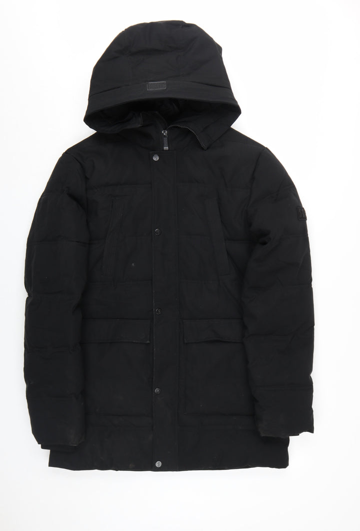 Status Men's Black XS Hooded Puffer Jacket