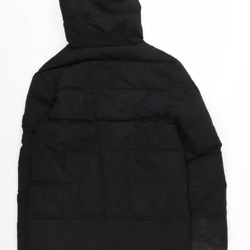 Status Men's Black XS Hooded Puffer Jacket
