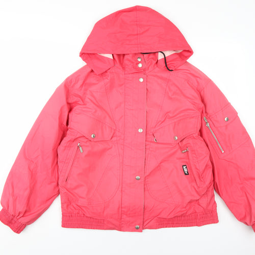 Killy Women's Pink Ski Jacket, Size 14, Winter Warmth