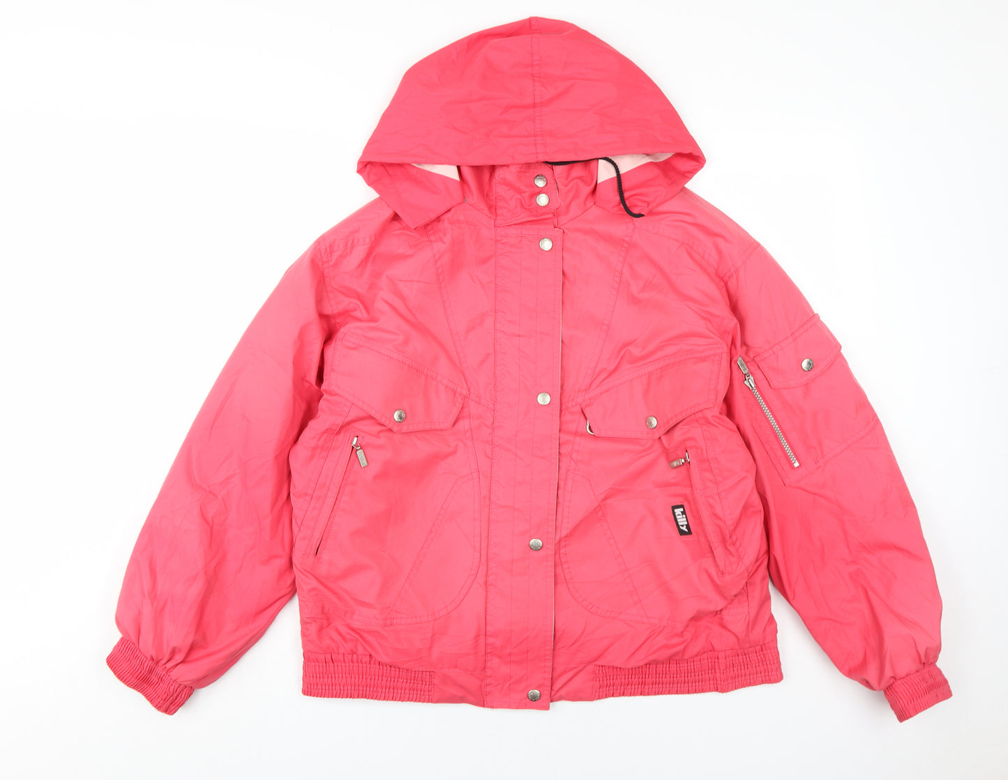 Killy Women's Pink Ski Jacket, Size 14, Winter Warmth