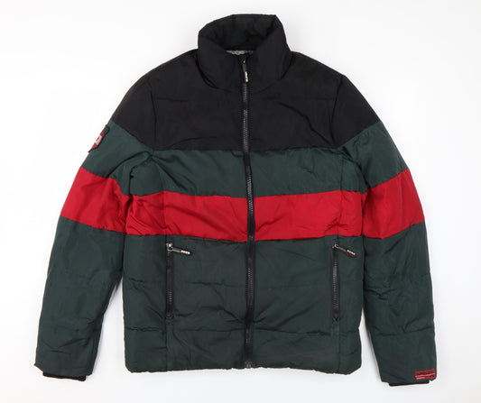 Superdry Men's Multicoloured Puffer Jacket S