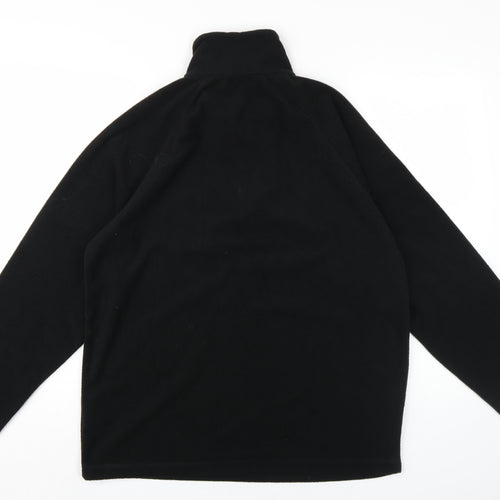 Pierre Cardin Men's Black 1/4 Zip Sweatshirt Size L