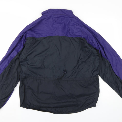 Galange Unisex Purple Windbreaker Jacket L