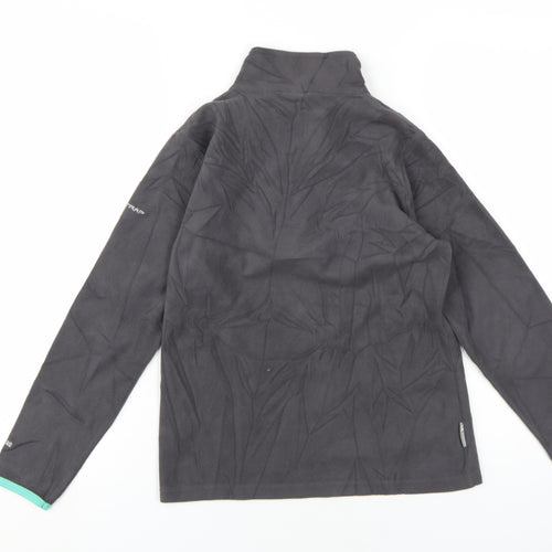 Trespass Boys Black Fleece 1/4 Zip Sweatshirt 11-12 Years