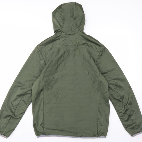 CMP Men's Green Windbreaker Jacket L Hooded