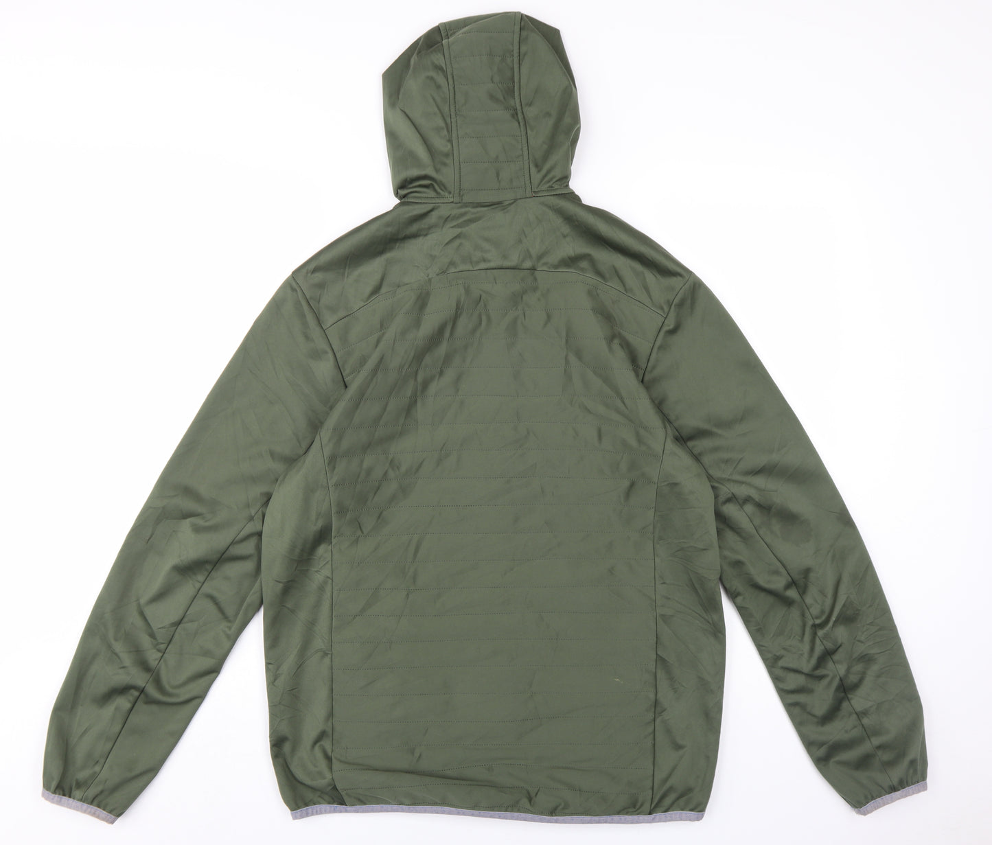 CMP Men's Green Windbreaker Jacket L Hooded