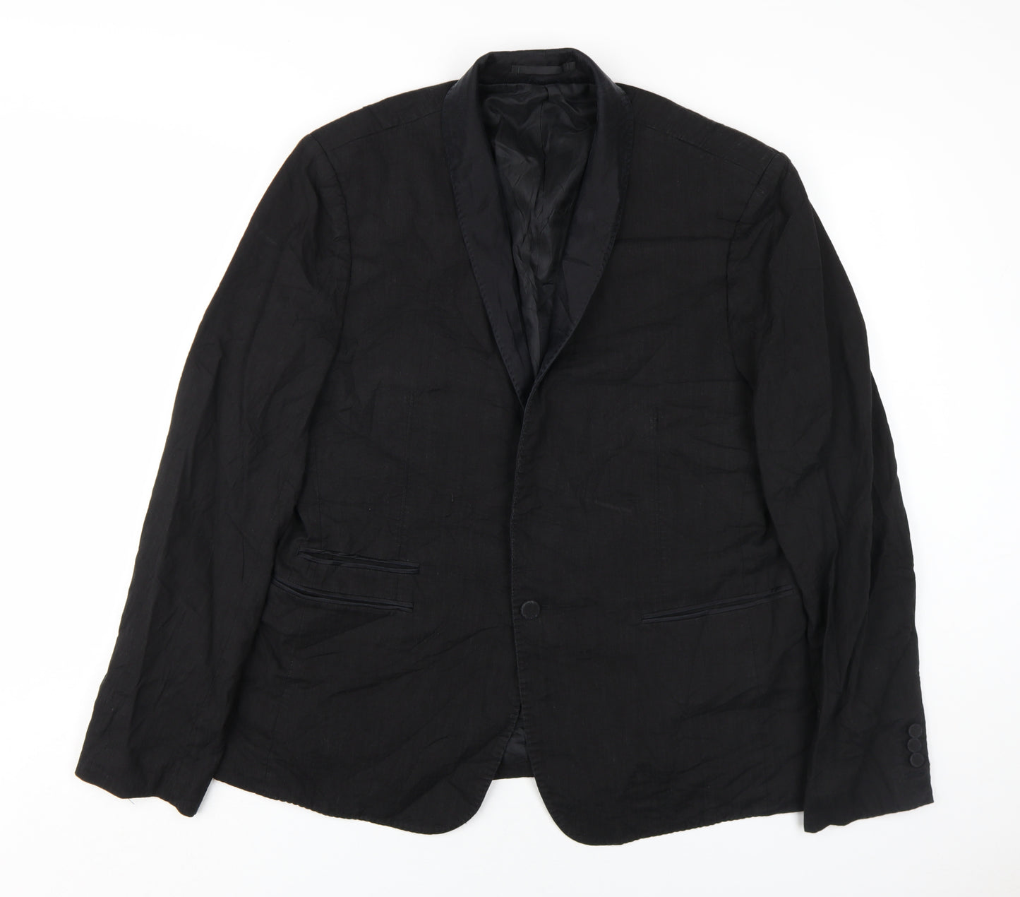 AllSaints Men's Black Blazer Size 44R