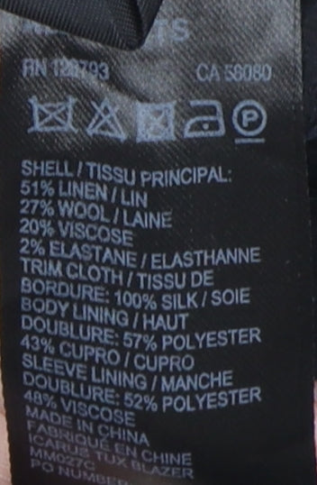 AllSaints Men's Black Blazer Size 44R