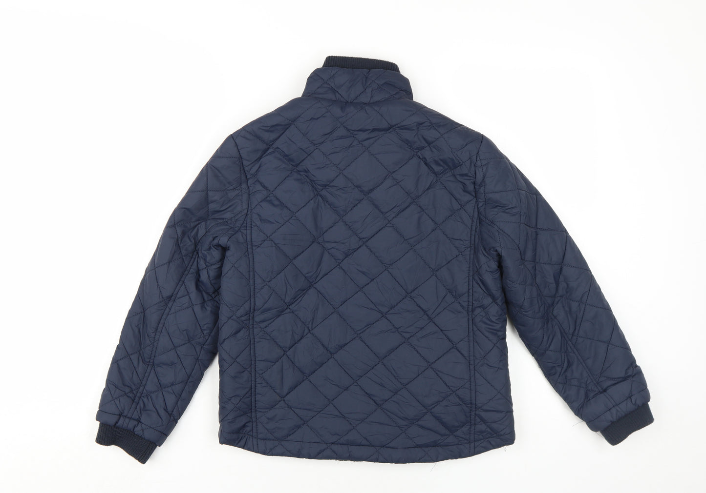 Tottenham Hotspur Boys Blue Quilted Jacket, 9-10 Yrs, Winter Zip