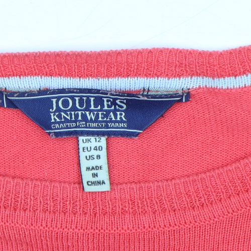 Joules Red Women's Pullover Jumper Size 12