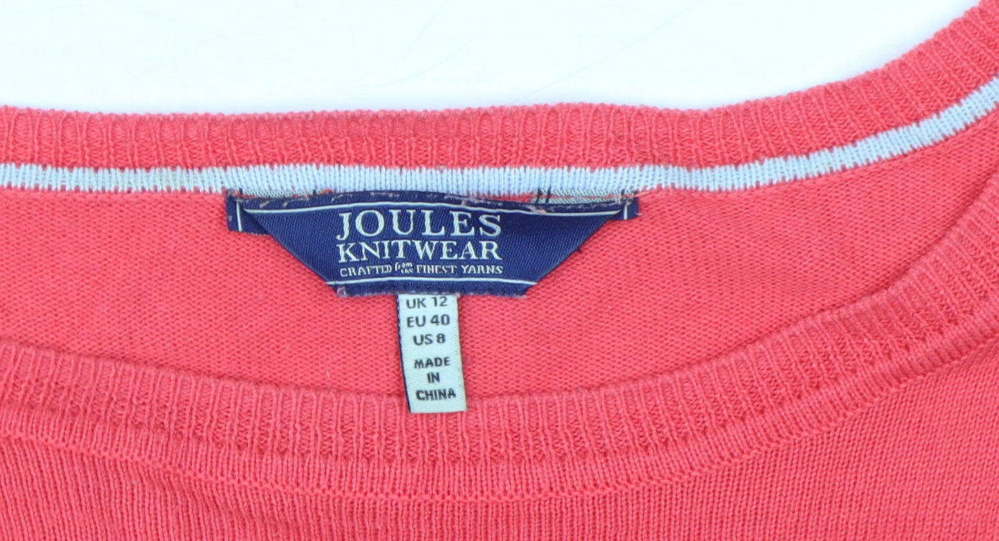 Joules Red Women's Pullover Jumper Size 12