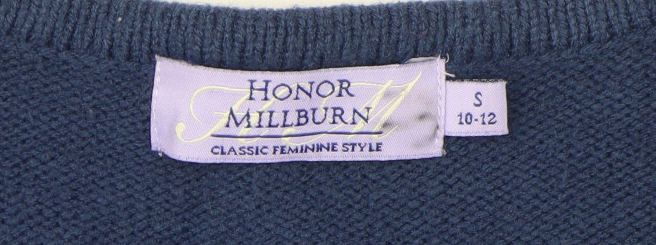 Honor Millburn Women's Blue Cardigan Jumper Size S