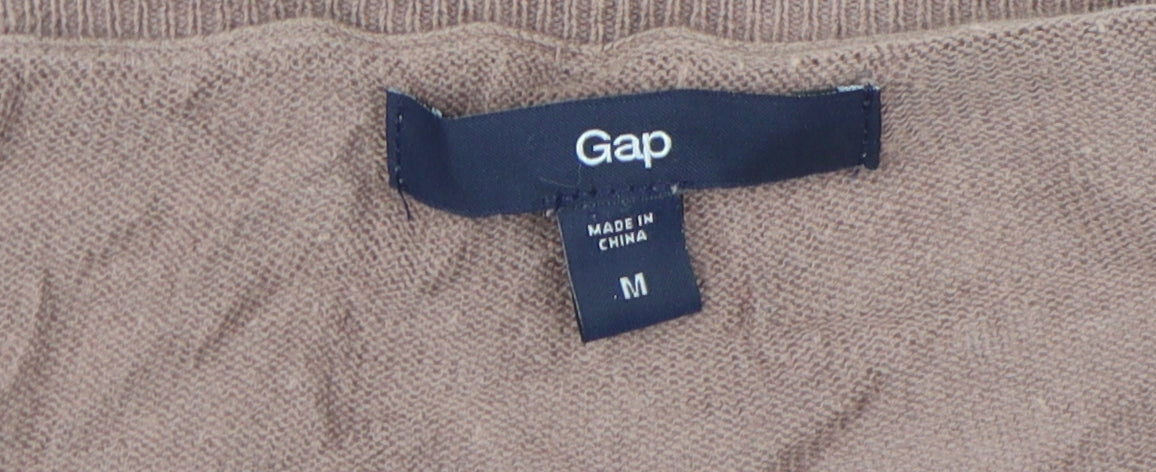 Gap Women's M Brown Cardigan V-Neck Long Sleeve