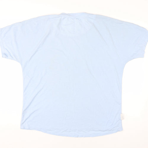 Disney Women's Nightshirt Blue Size 14 Alice Cartoon