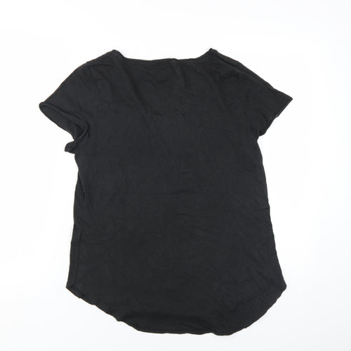 Abercrombie & Fitch Women's Black L Scoop Neck T-Shirt