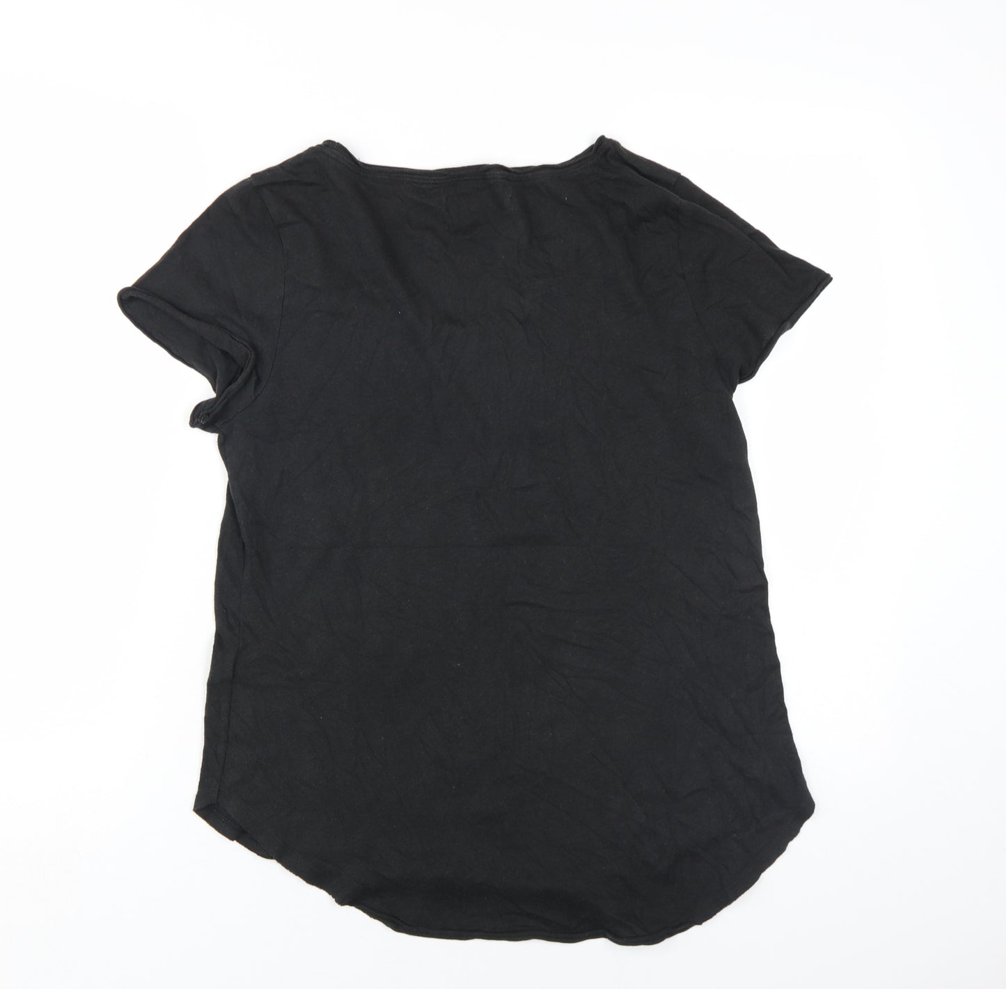 Abercrombie & Fitch Women's Black L Scoop Neck T-Shirt