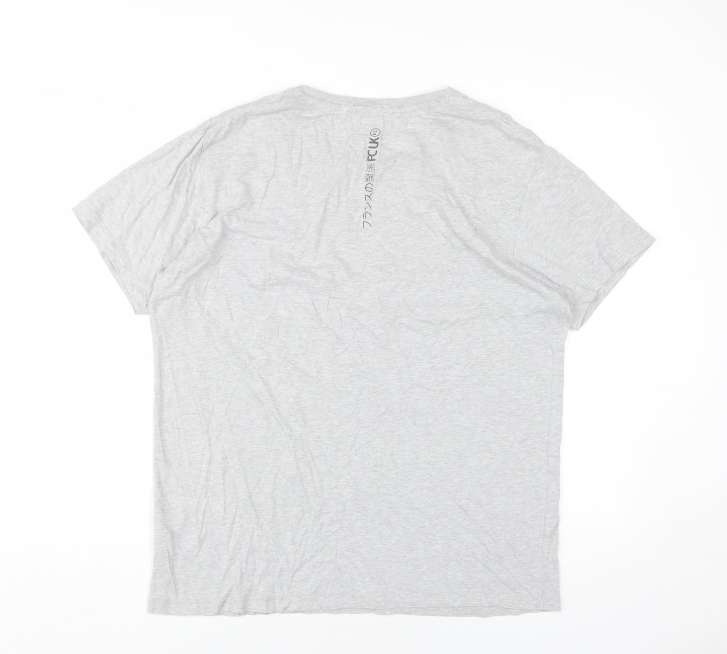 FCUK Transformers Men's Grey XL Graphic T-Shirt