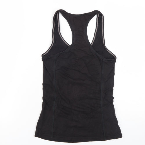 People Tree Women's Black Cotton Slim Tank Top