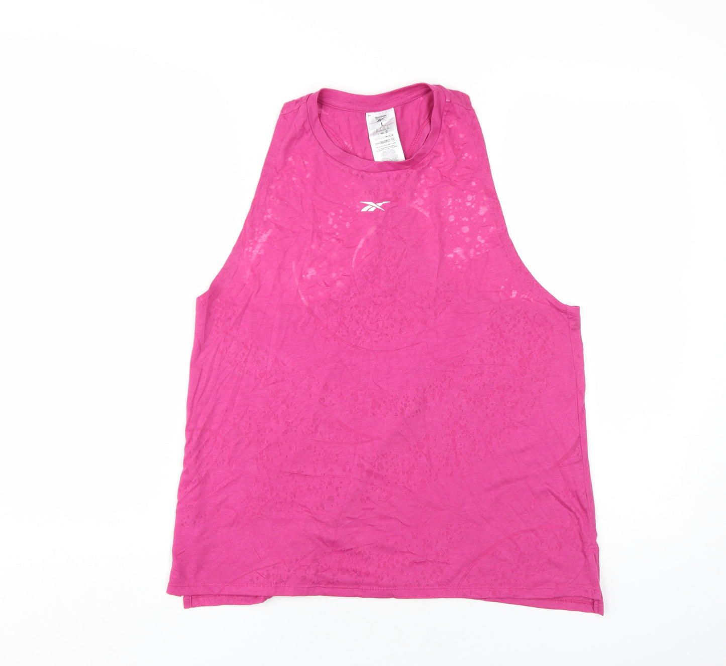 Reebok Women's Pink Tank Top L Activewear