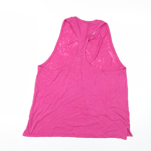 Reebok Women's Pink Tank Top L Activewear