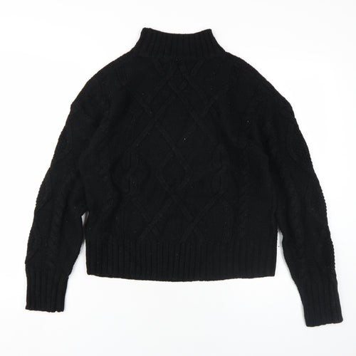 GAP Women's Black Cable-Knit Jumper L