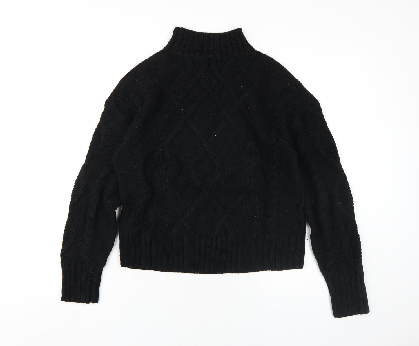 GAP Women's Black Cable-Knit Jumper L