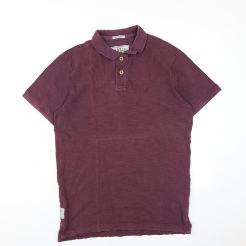 Croxley Men's Purple Polo M Short Sleeve Casual