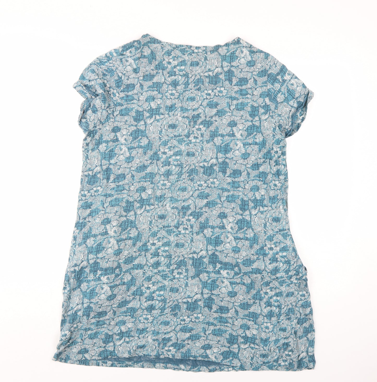White Stuff Women's Blue Floral Shift Dress, Size 18