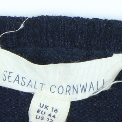 Seasalt Cornwall Women’s Blue Jumper Size 16