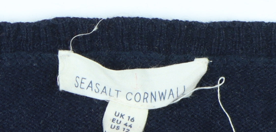 Seasalt Cornwall Women’s Blue Jumper Size 16