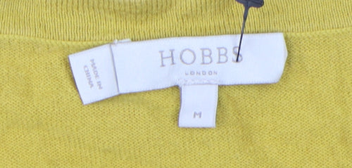 Hobbs Women’s Yellow Cotton Cardigan M