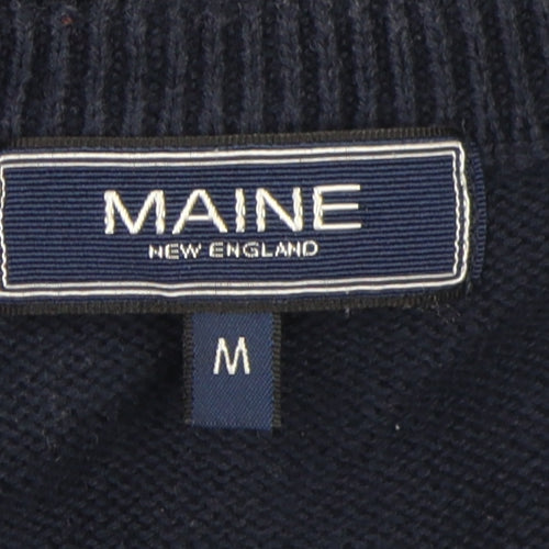 Maine New England Men's Blue Medium Cotton Vest