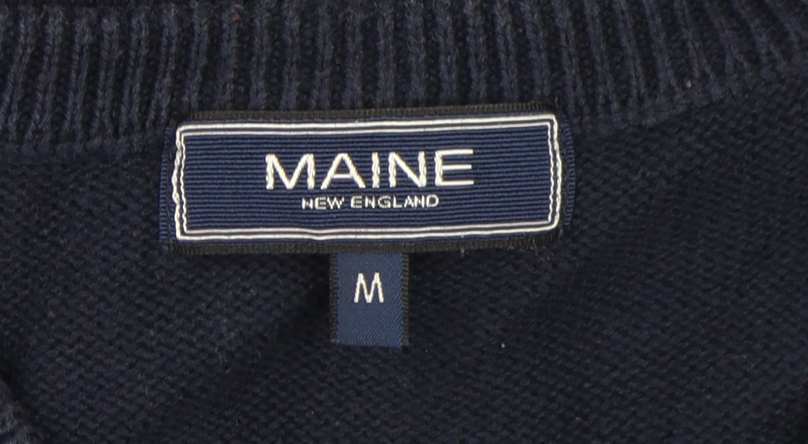 Maine New England Men's Blue Medium Cotton Vest