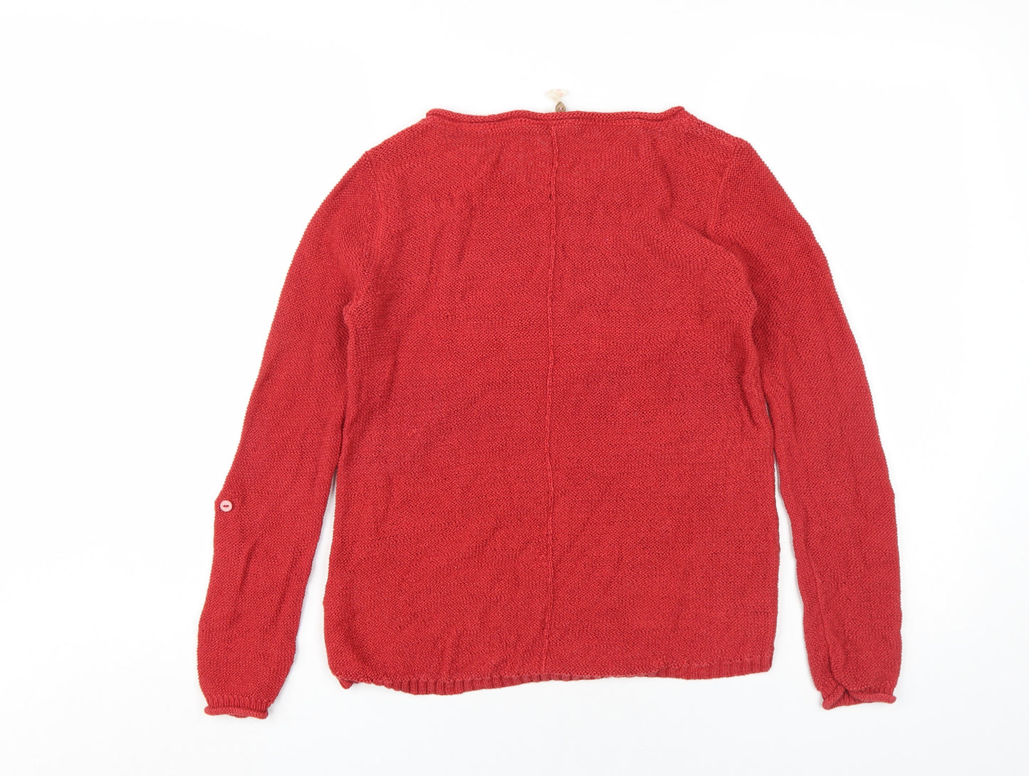 White Stuff Women's Red Pullover Jumper Size 10