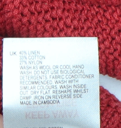 White Stuff Women's Red Pullover Jumper Size 10