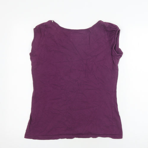Peter Storm Women's Purple Floral Sleeveless Top Size 14