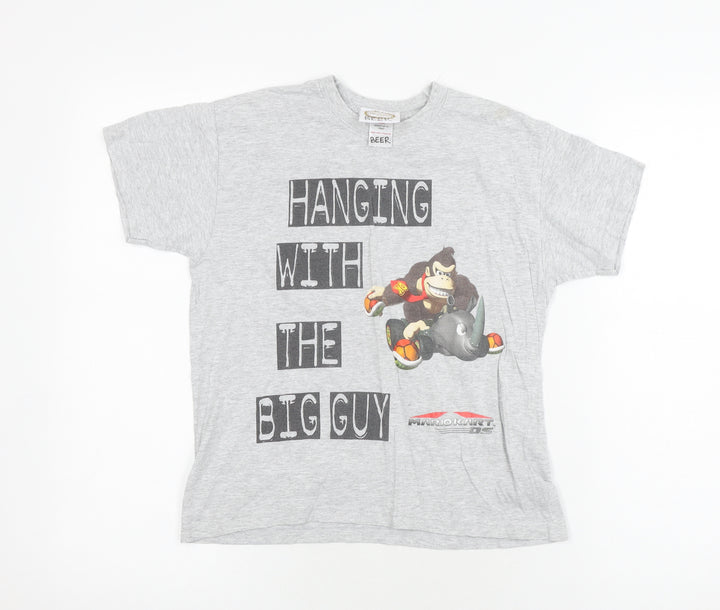 Smith Brooks Boys Grey Donkey Kong T-Shirt 7-8 Years Casual