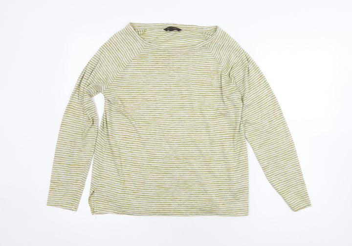 Banana Republic Women's Striped Long Sleeve T-Shirt M