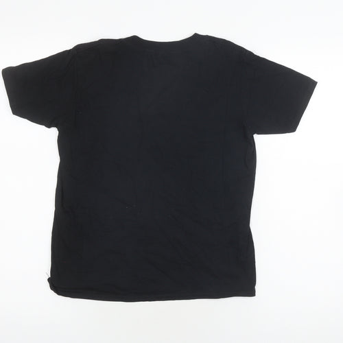 UFC Boys Black Graphic T-Shirt 9-10 Years Casual Sports
