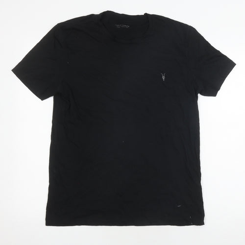 AllSaints Men's Black Crew Neck T-Shirt Size L