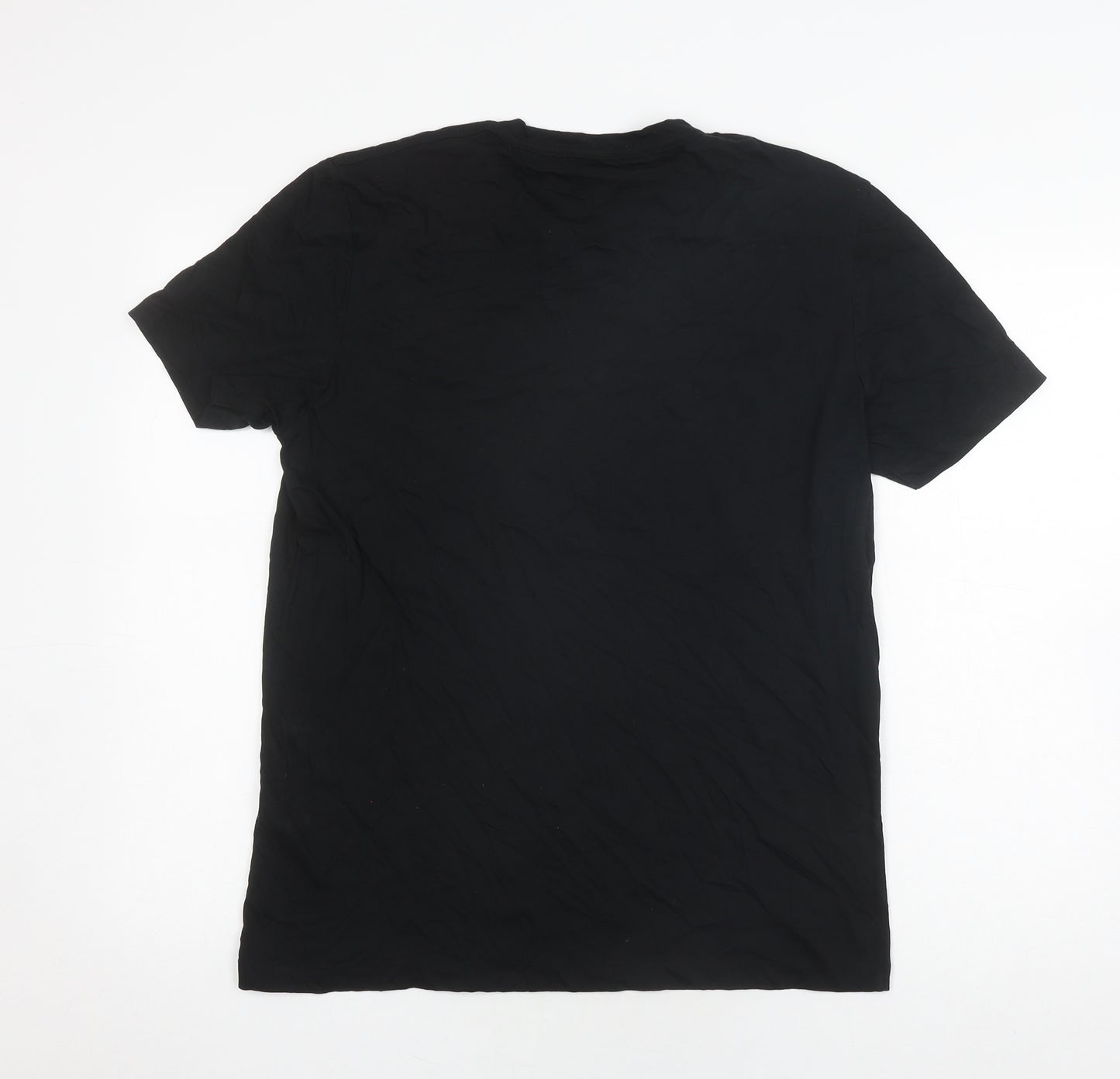 AllSaints Men's Black Crew Neck T-Shirt Size L