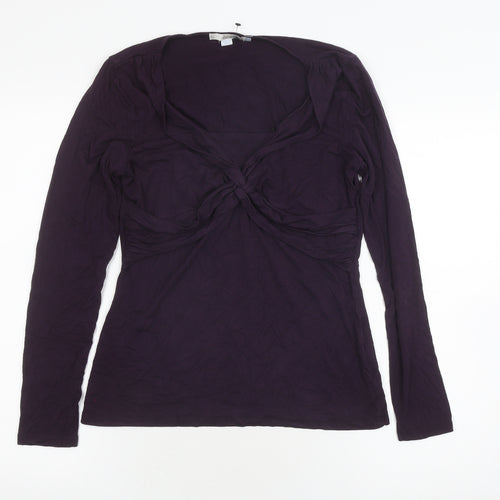 Boden Women's Purple Long Sleeve Top, Size 12