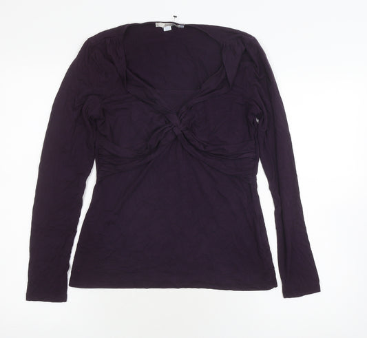 Boden Women's Purple Long Sleeve Top, Size 12