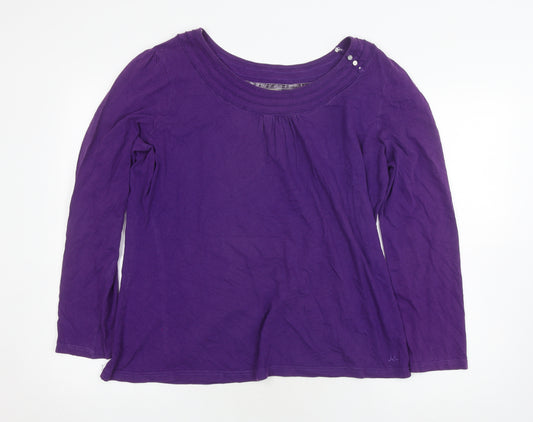 Mantaray Women's Purple Long Sleeve T-Shirt Size 18