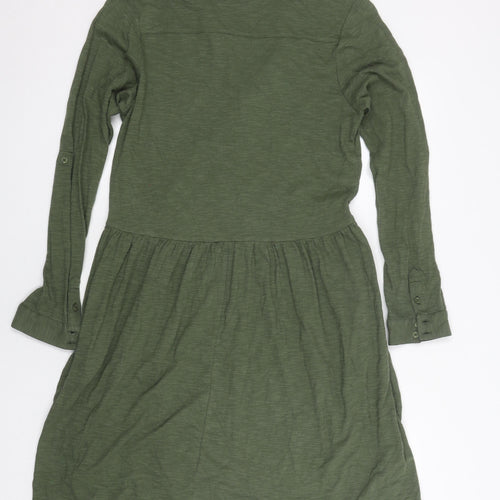 Fat Face Women's Green Knit Dress, Size 10