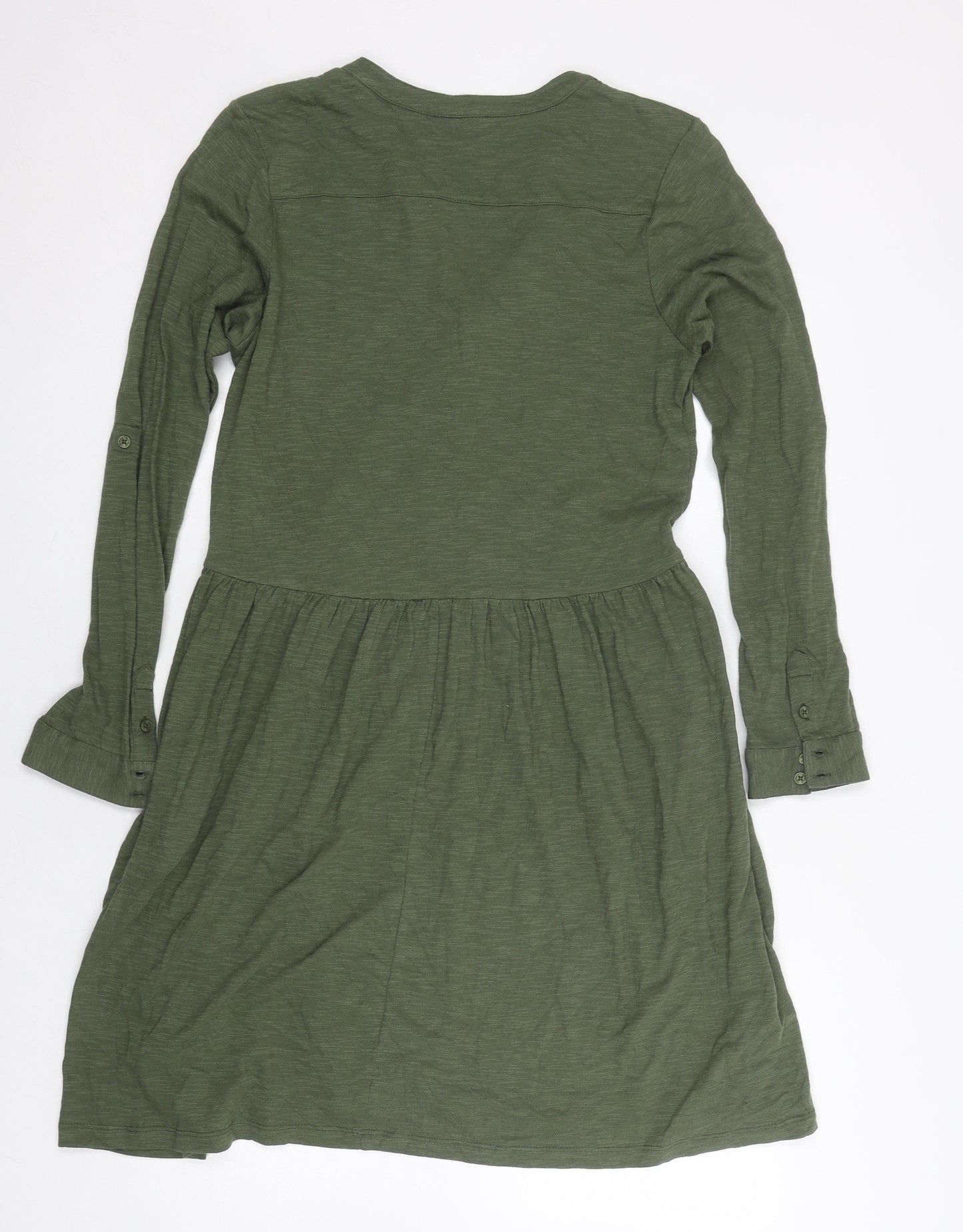 Fat Face Women's Green Knit Dress, Size 10