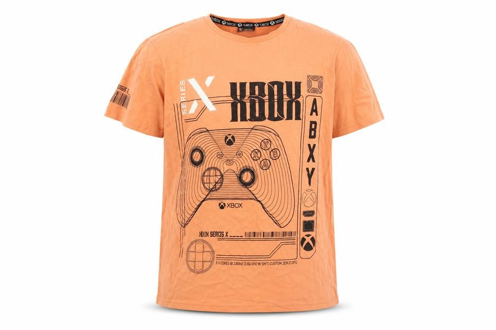 George Boys Orange Xbox Graphic T-Shirt 14-15 Years