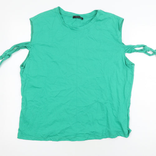 Trendyol Women's Green 3XL Sleeveless T-Shirt