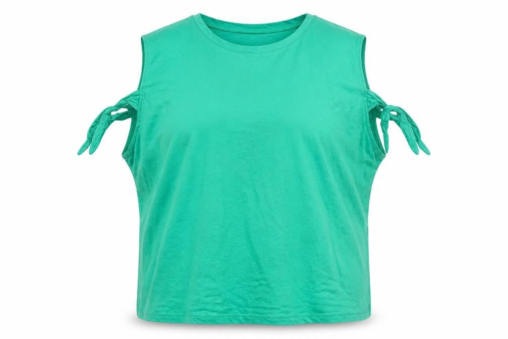Trendyol Women's Green 3XL Sleeveless T-Shirt