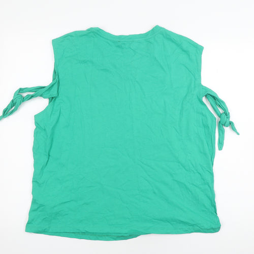 Trendyol Women's Green 3XL Sleeveless T-Shirt